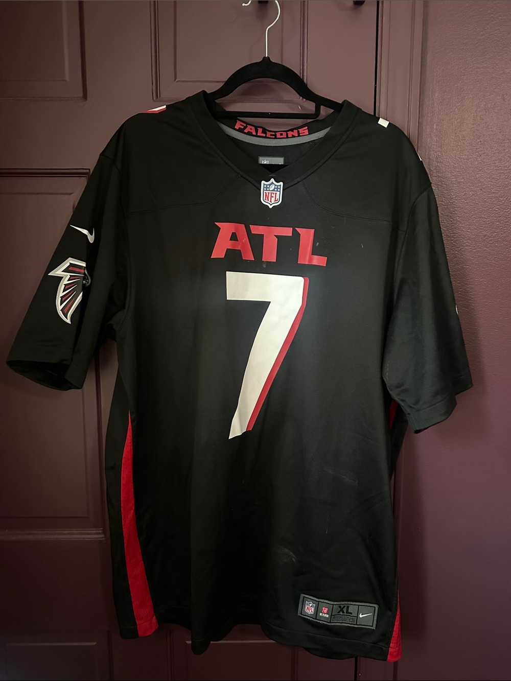 Nike Atlanta Falcons Black  #7 Robinson Football